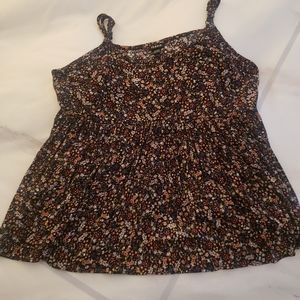 Floral Babydoll Tank Top